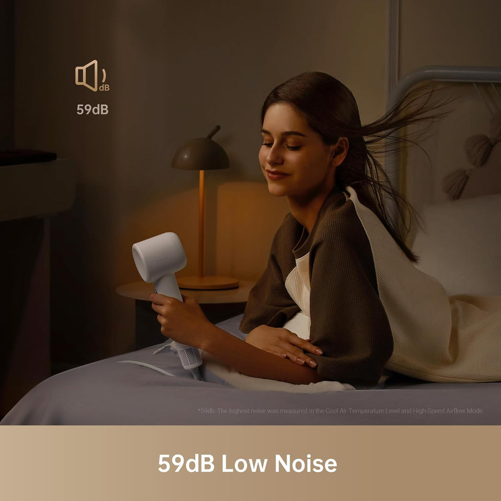 Dreame Hair Gleam Hair Dryer, 110000 RPM High-Speed Brushless Motor AU version, 200 Million Negative-Ion Hair Dryer with Magnetic Nozzle, Professional Blow Dryer with Constant Temperature Control