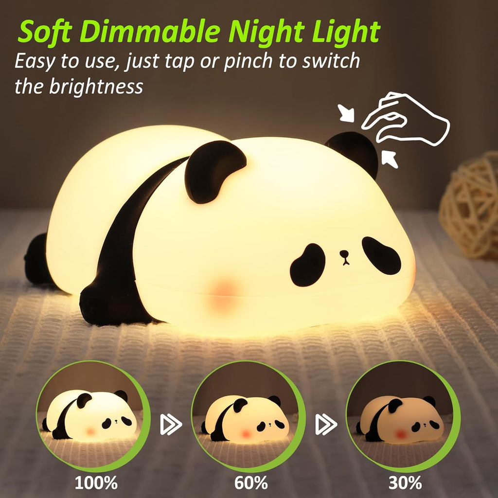 FULLOSUN Capybara Night Light, Cute Animal Soft Silicone LED Touch Lamp with Dimmable and Timer, Portable Rechargeable Toddler Bedroom Bedside Table Decor, Birthday Xmas Gifts for Kid Baby Boy Girl