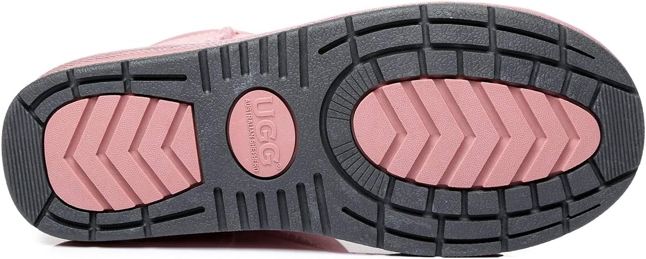 UGG AUSTRALIAN SHEPHERD Australian Wool Classic Mini Suede Unisex Ankle Boots