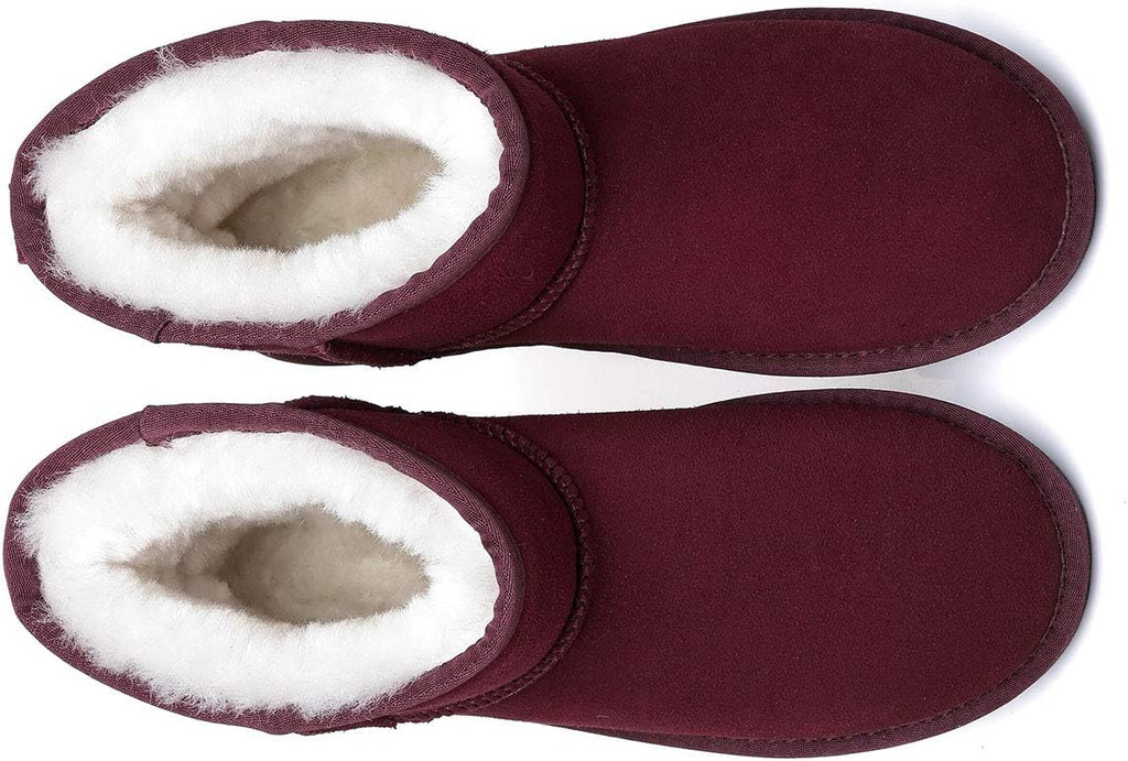 UGG AUSTRALIAN SHEPHERD Australian Wool Classic Mini Suede Unisex Ankle Boots