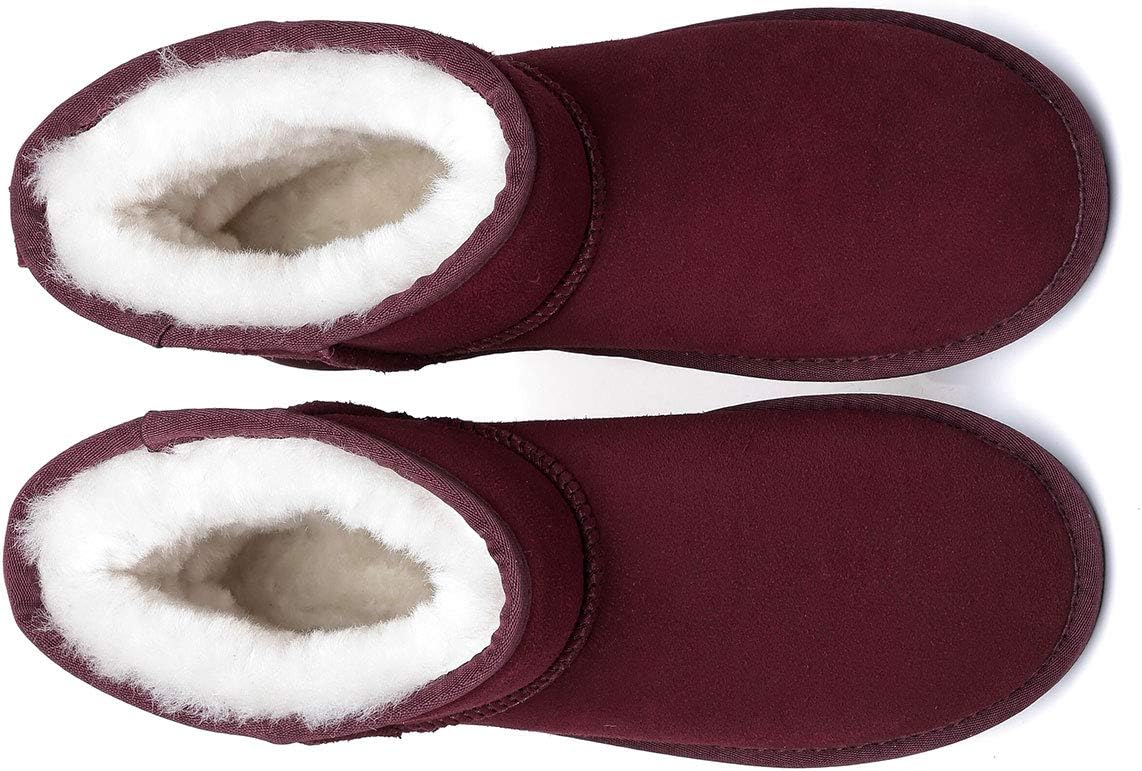 UGG AUSTRALIAN SHEPHERD Australian Wool Classic Mini Suede Unisex Ankle Boots