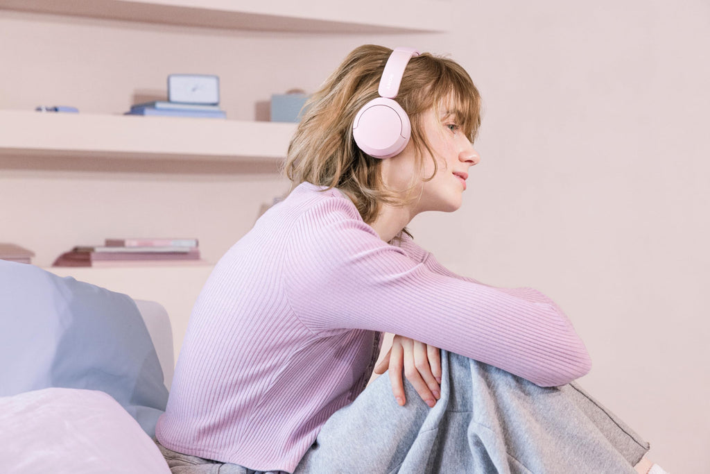 Sony WH-CH520 Wireless Headphones Bluetooth On-Ear Headset with Microphone, Blue New