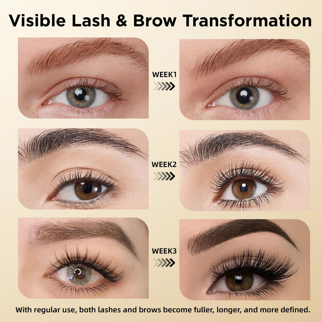 Eyelash Growth Serum – 15 Plant Extracts for Longer, Denser & Robust Lashes,Boosts Natural Lash Development,eyelash serum,Enhance Natural Beauty, Hypoallergenic Oil Free,lash growth serum（PURE GOLD）