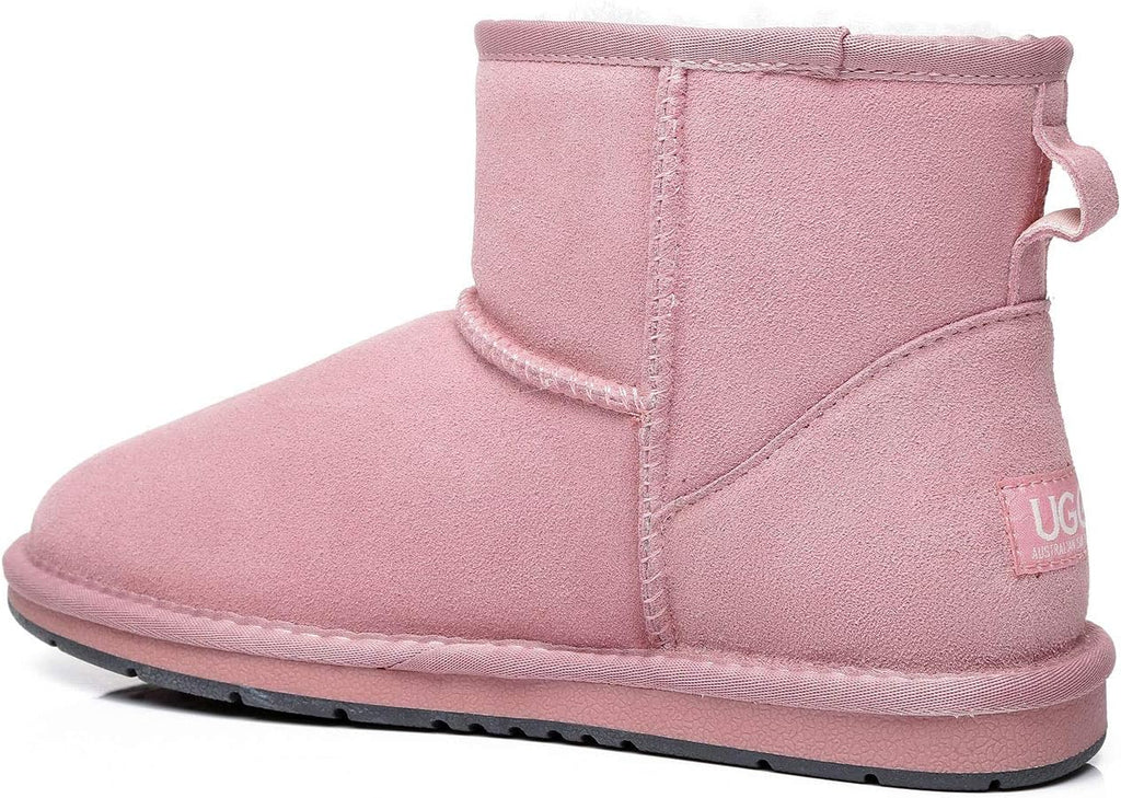 UGG AUSTRALIAN SHEPHERD Australian Wool Classic Mini Suede Unisex Ankle Boots