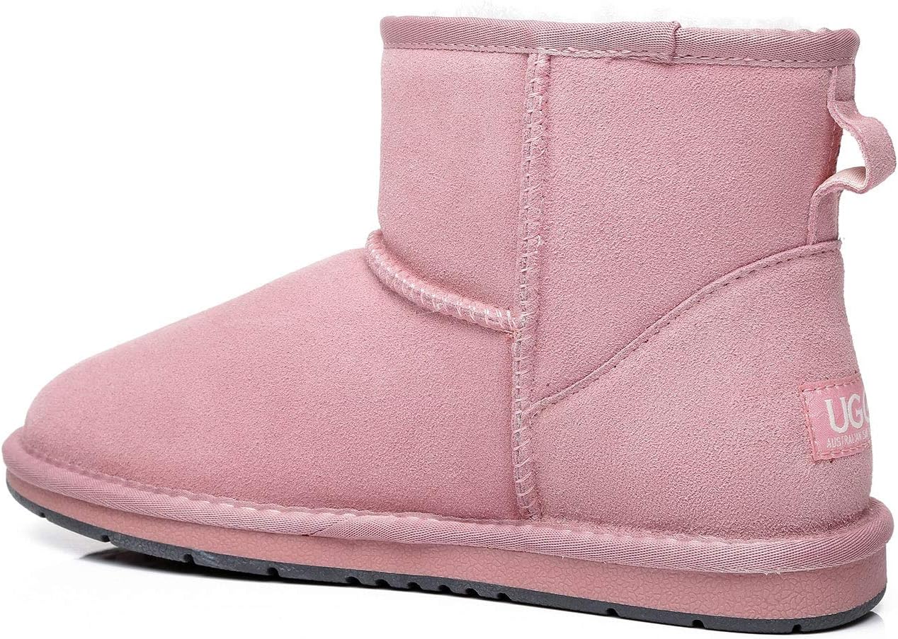 UGG AUSTRALIAN SHEPHERD Australian Wool Classic Mini Suede Unisex Ankle Boots