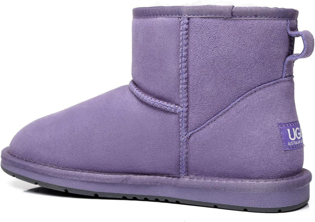 UGG AUSTRALIAN SHEPHERD Australian Wool Classic Mini Suede Unisex Ankle Boots