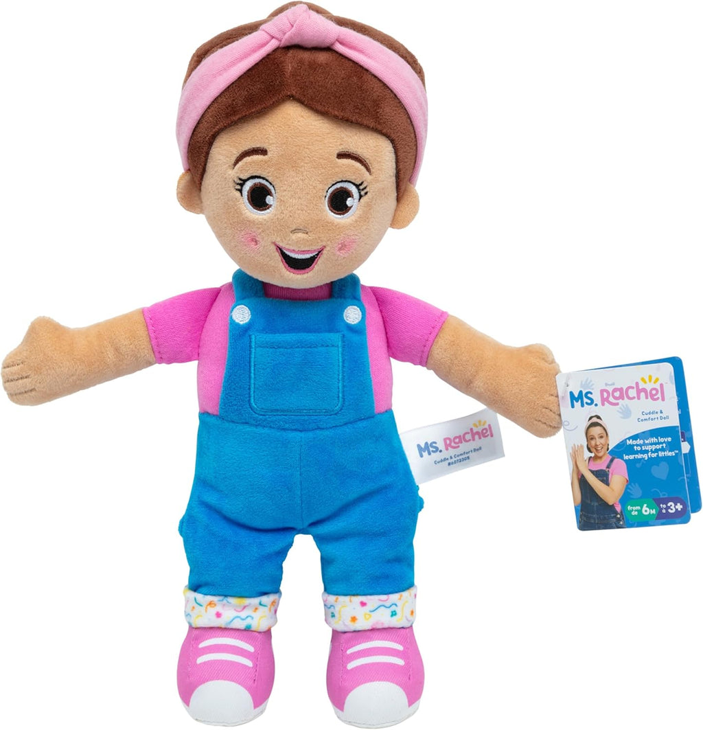 MS RACHEL Interactive Speak & Sing Doll, 6 Months+, Electronic Learning Toy, Touch-Activated, Speech Development, 35cm Height, 392g