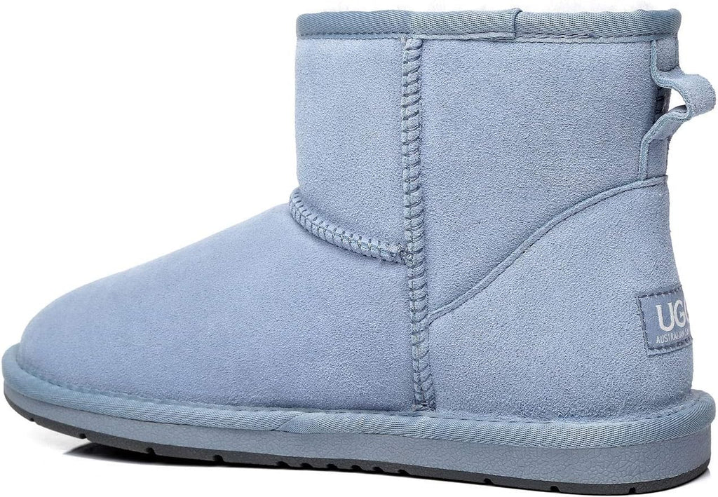 UGG AUSTRALIAN SHEPHERD Australian Wool Classic Mini Suede Unisex Ankle Boots