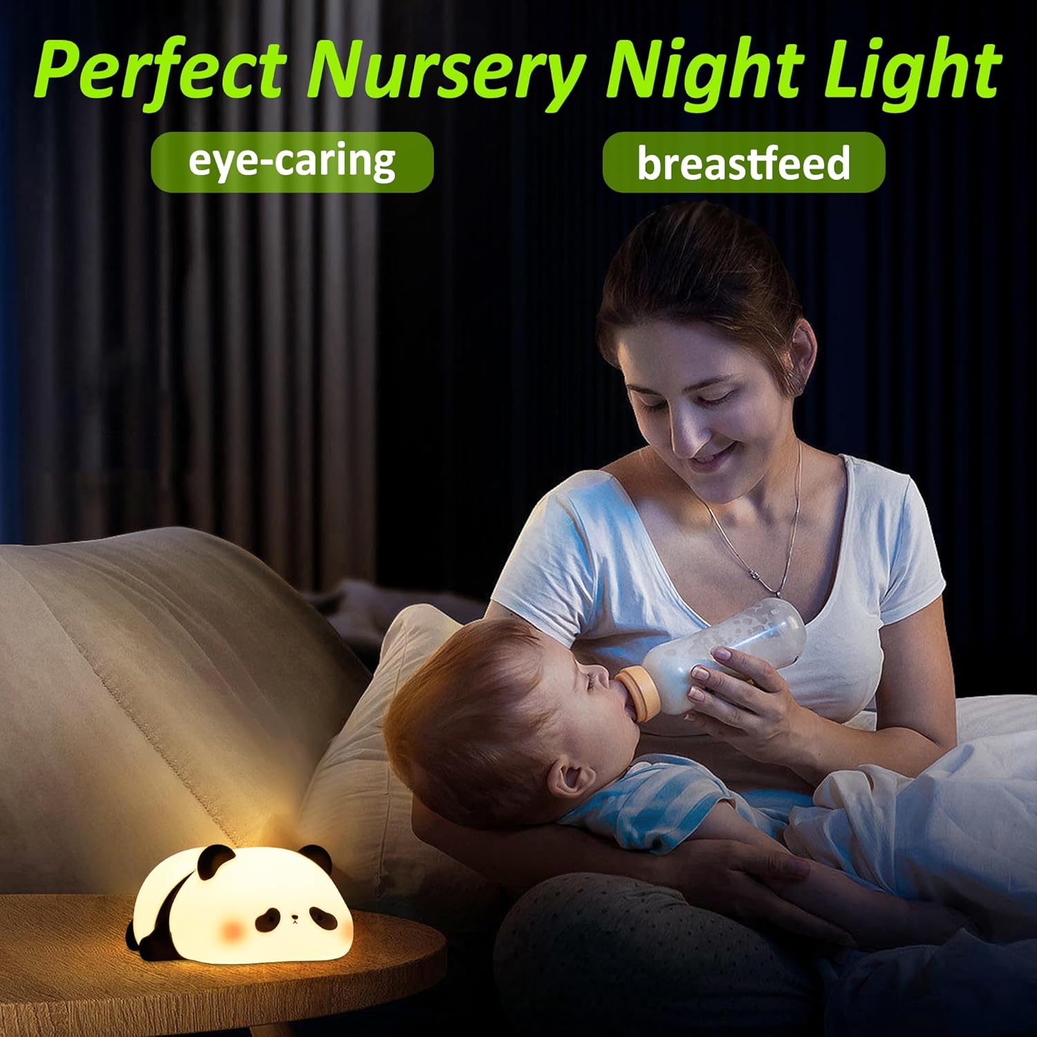 FULLOSUN Capybara Night Light, Cute Animal Soft Silicone LED Touch Lamp with Dimmable and Timer, Portable Rechargeable Toddler Bedroom Bedside Table Decor, Birthday Xmas Gifts for Kid Baby Boy Girl