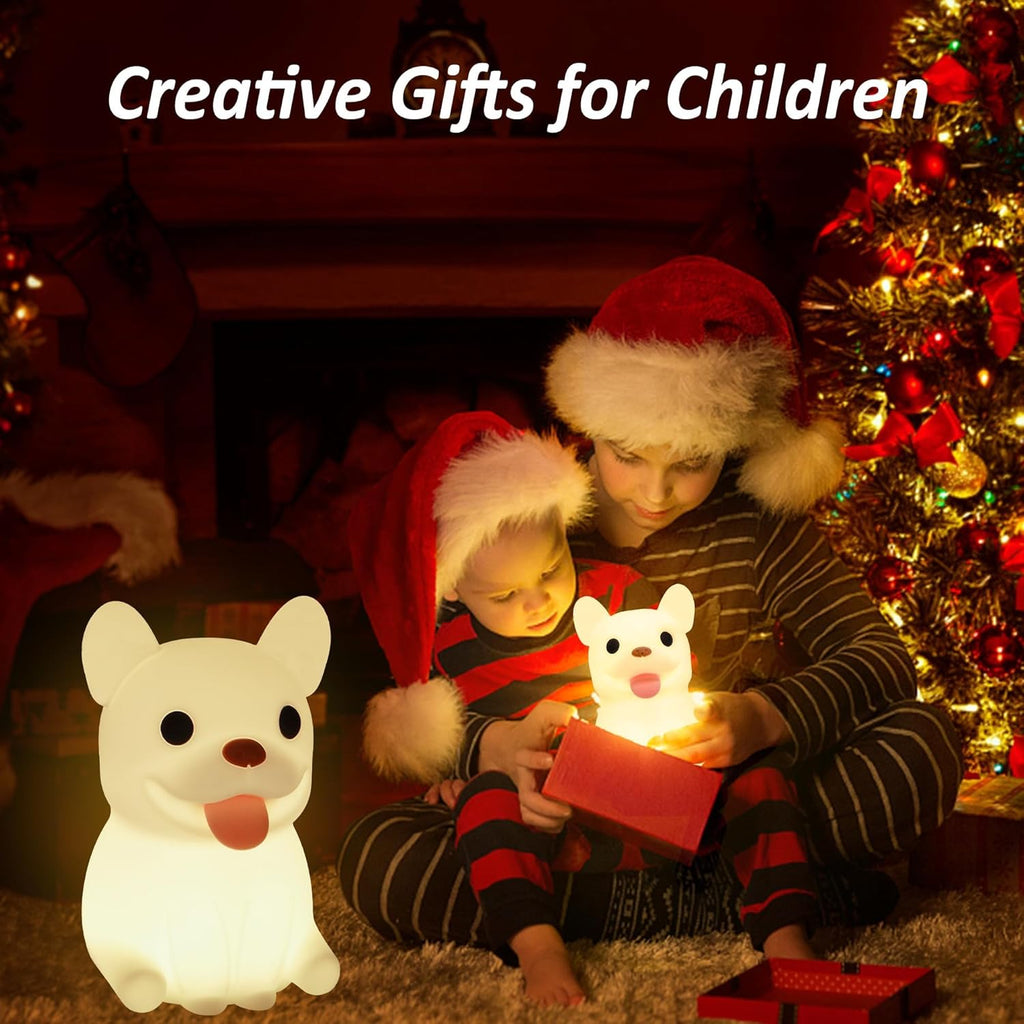 FULLOSUN Capybara Night Light, Cute Animal Soft Silicone LED Touch Lamp with Dimmable and Timer, Portable Rechargeable Toddler Bedroom Bedside Table Decor, Birthday Xmas Gifts for Kid Baby Boy Girl