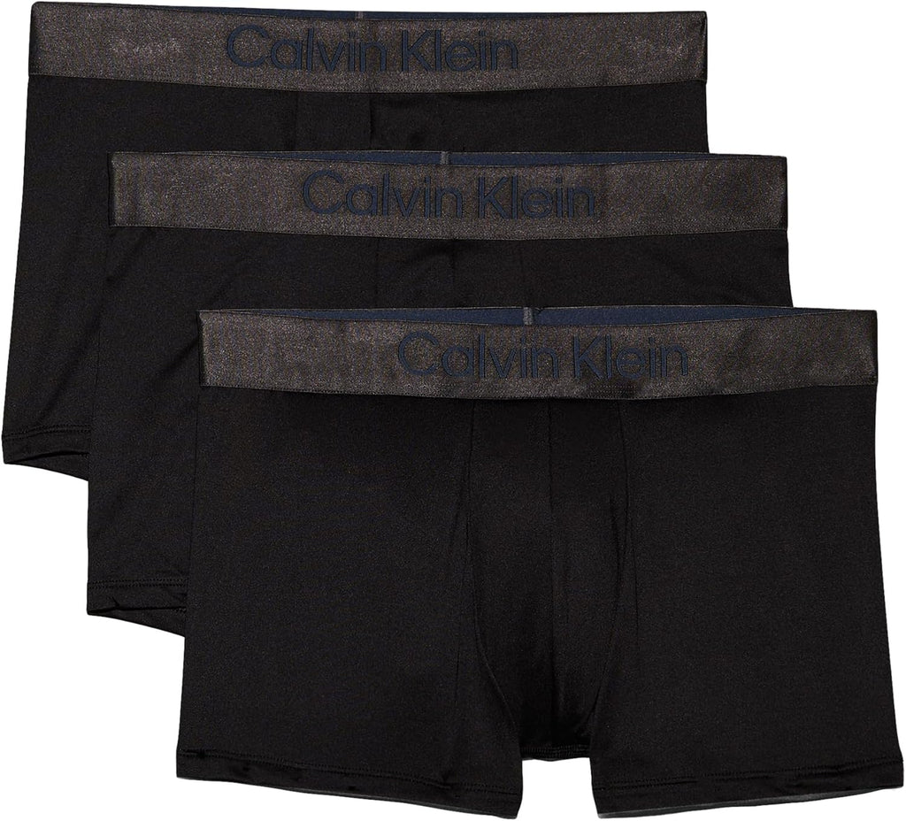 Calvin Klein Men's Brushed Micro Jersey Trunk 3PK Underpants
