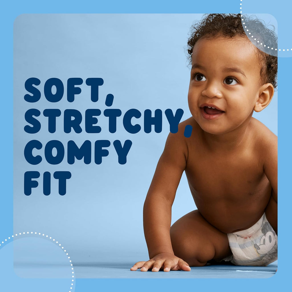 Huggies Ultra Dry Nappies Boys Size 5 (13-18kg) 128 Count - One Month Supply (Packaging May Vary)