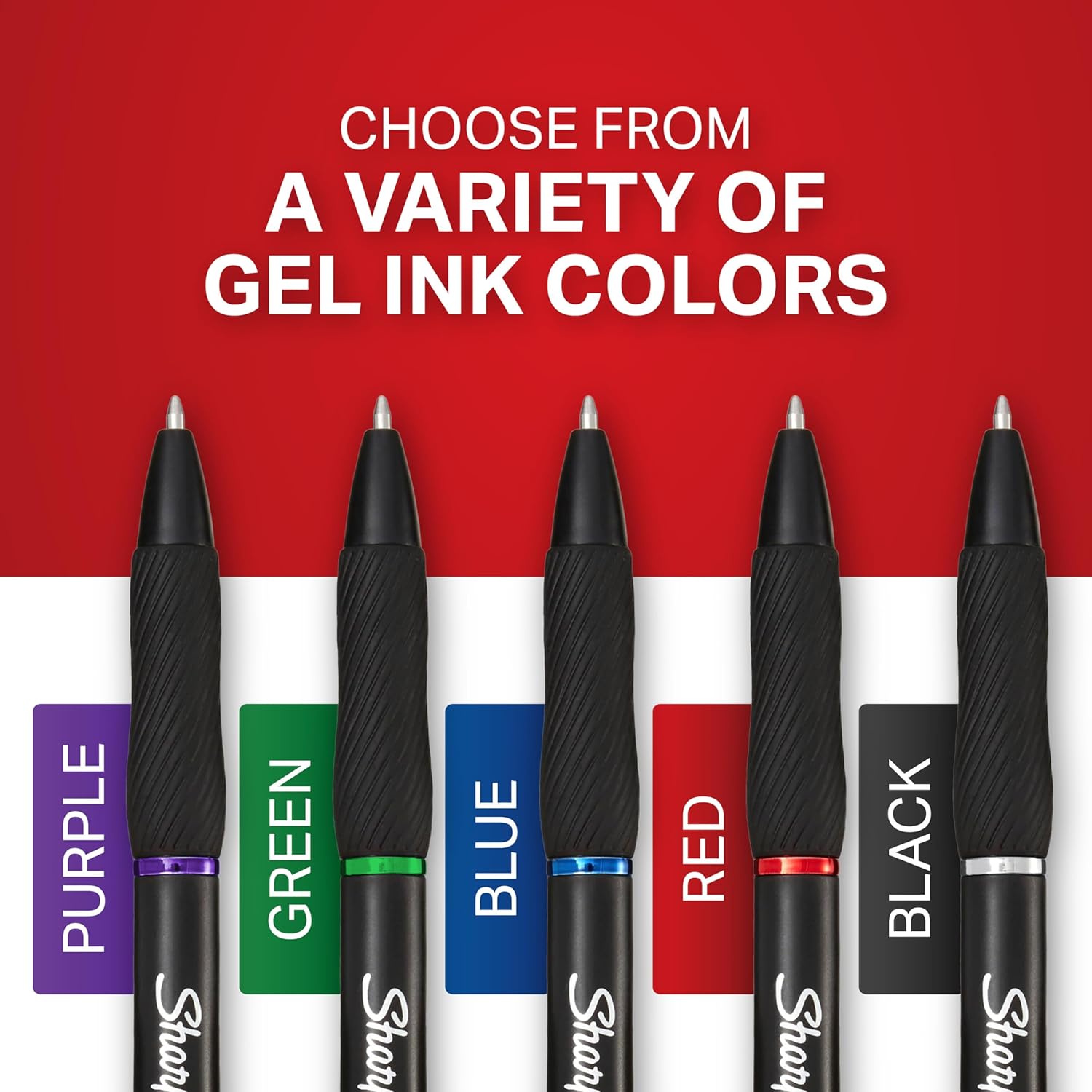 Sharpie S-Gel Retractable 0.7 mm Gel Pen Business, Assorted (Pack of 8)