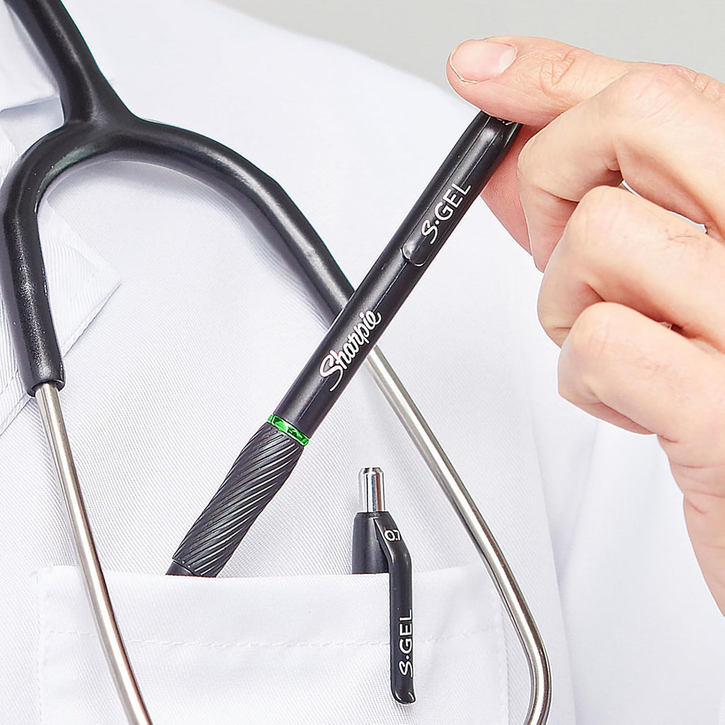 Sharpie S-Gel Retractable 0.7 mm Gel Pen Business, Assorted (Pack of 8)