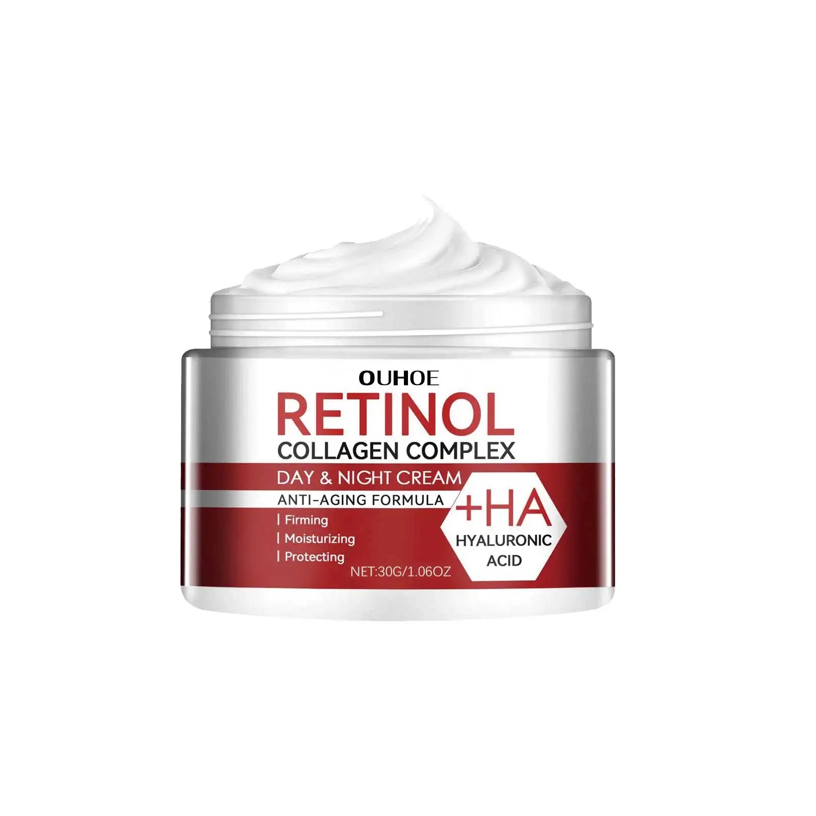 Retinol Moisture Cream Reduce Wrinkles Dark Under-Eye Circles.