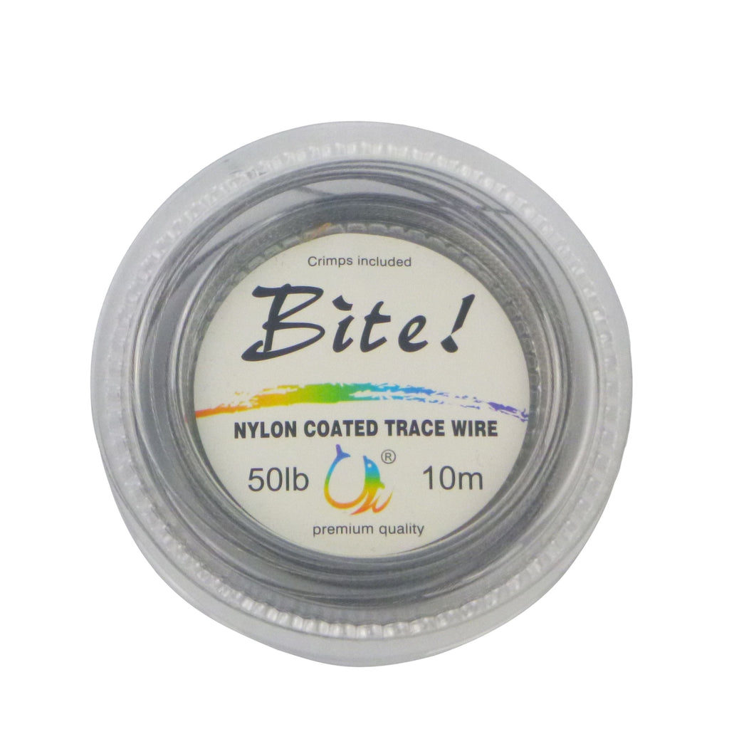 Swimerz Bite 7 Strand Coated Leader Wire, 50lb breaking strain, 10 mtrs-0