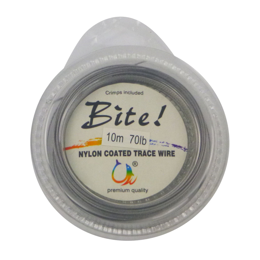 Swimerz Bite 7 Strand Coated Leader Wire, 70lb breaking strain, 10 mtrs-0