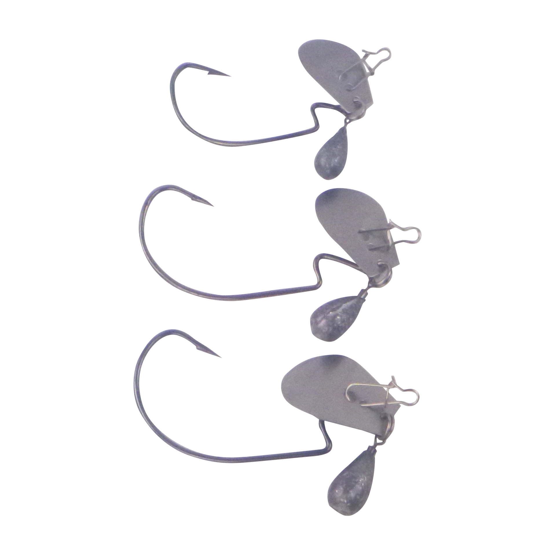 Dekoi Blade Jig Head, Wide Gape, Size Medium, 3 pack-0