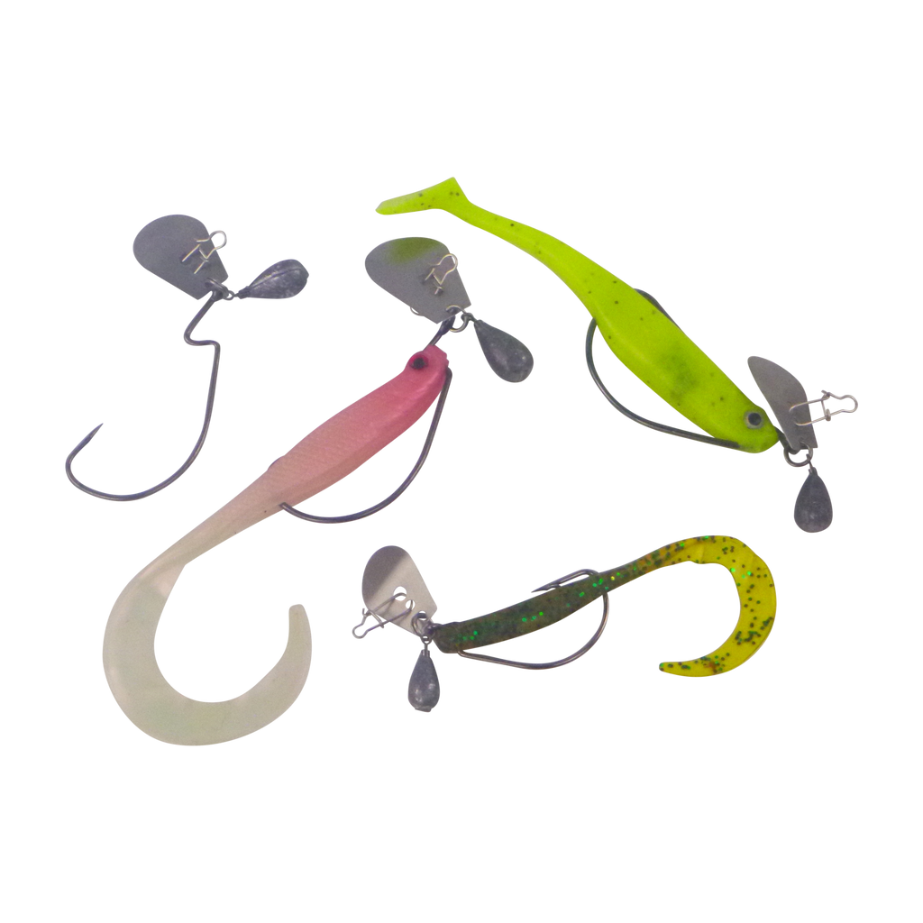 Dekoi Blade Jig Head, Wide Gape, Size Medium, 3 pack-1