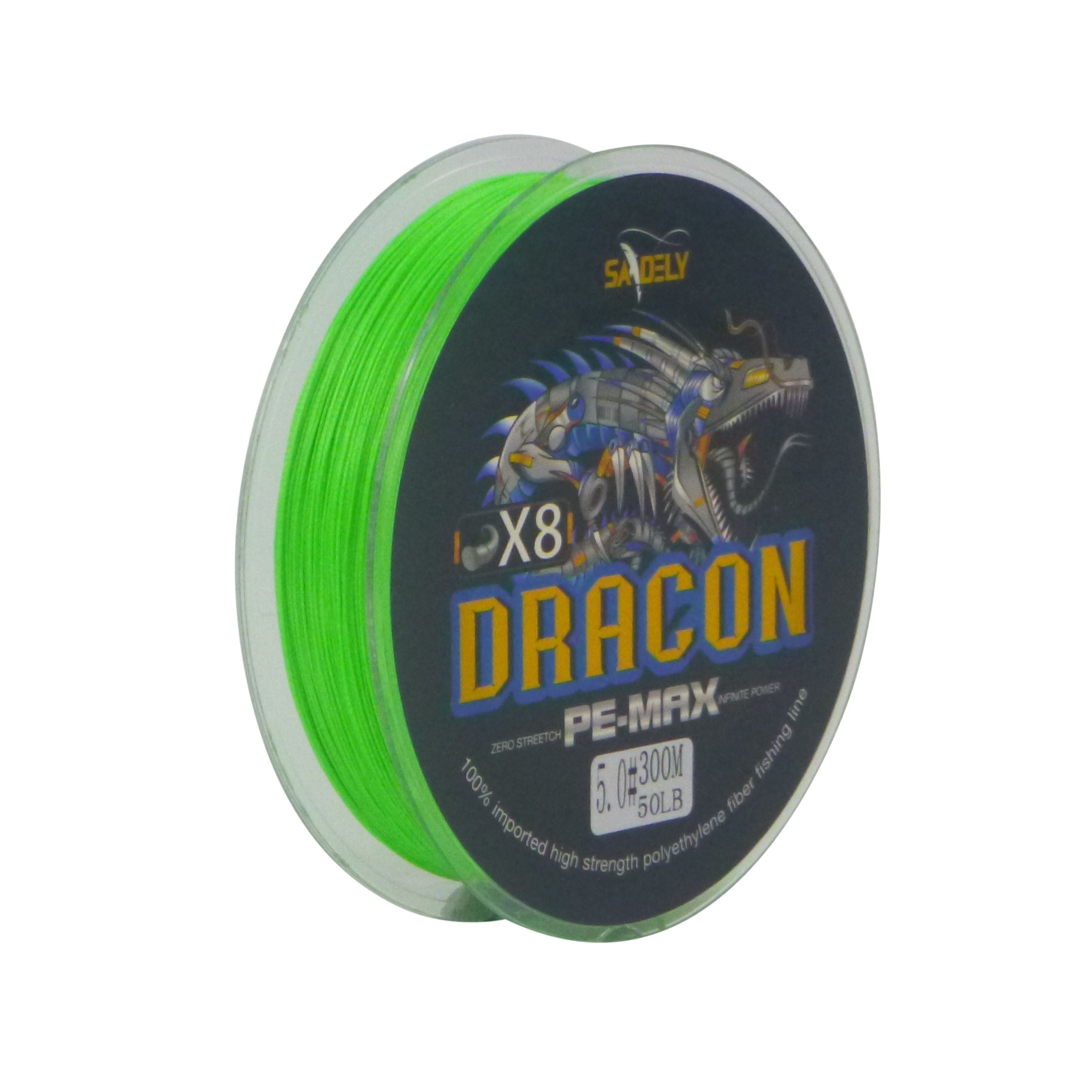 Samdely Dracon X8 Braid, Green, #0.8, 10lb, 300Mtr-0