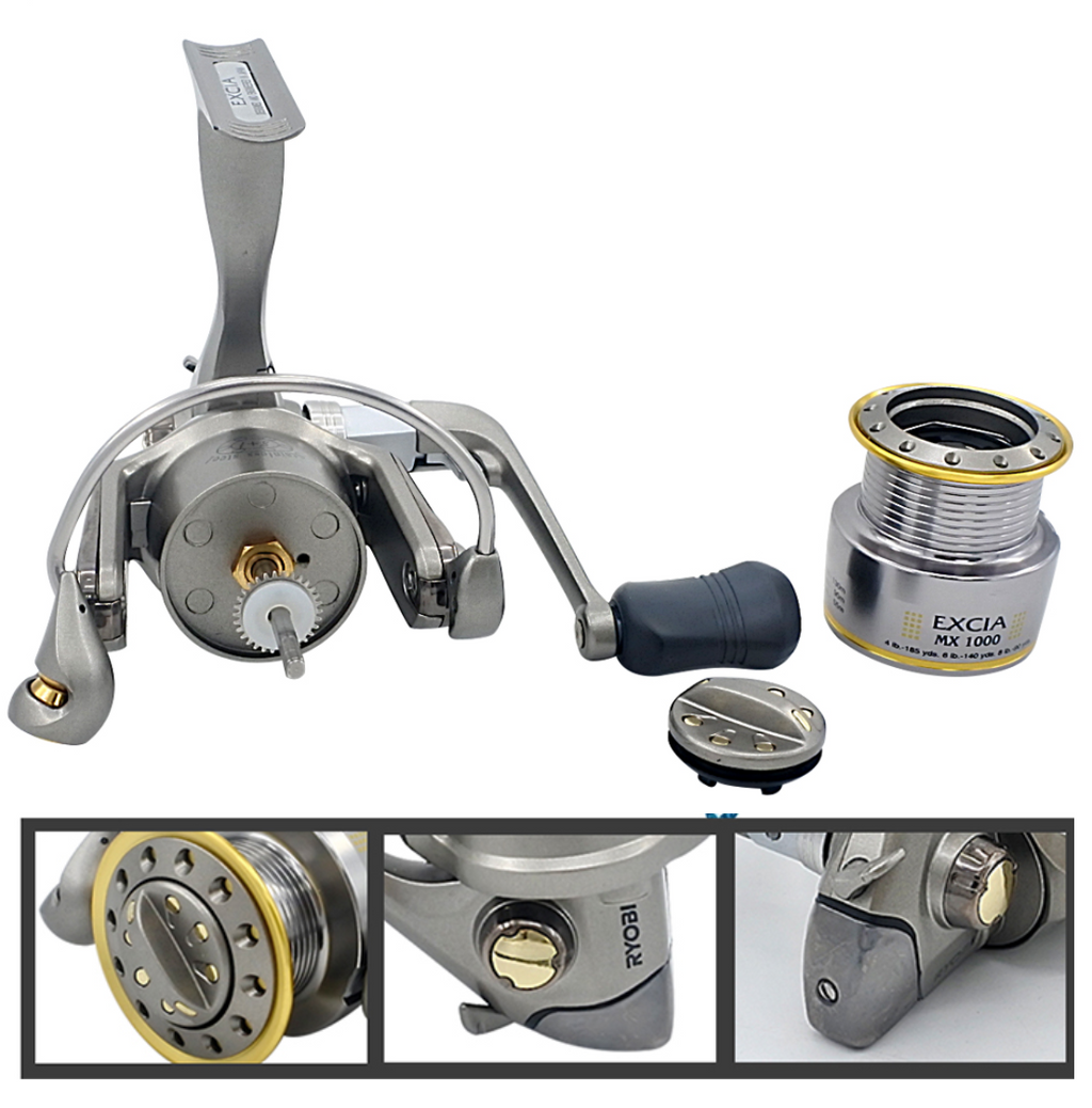 Ryobi Excia 3000 Spinning Reel, 4:9:1 Gear Ratio 8+1BB-2