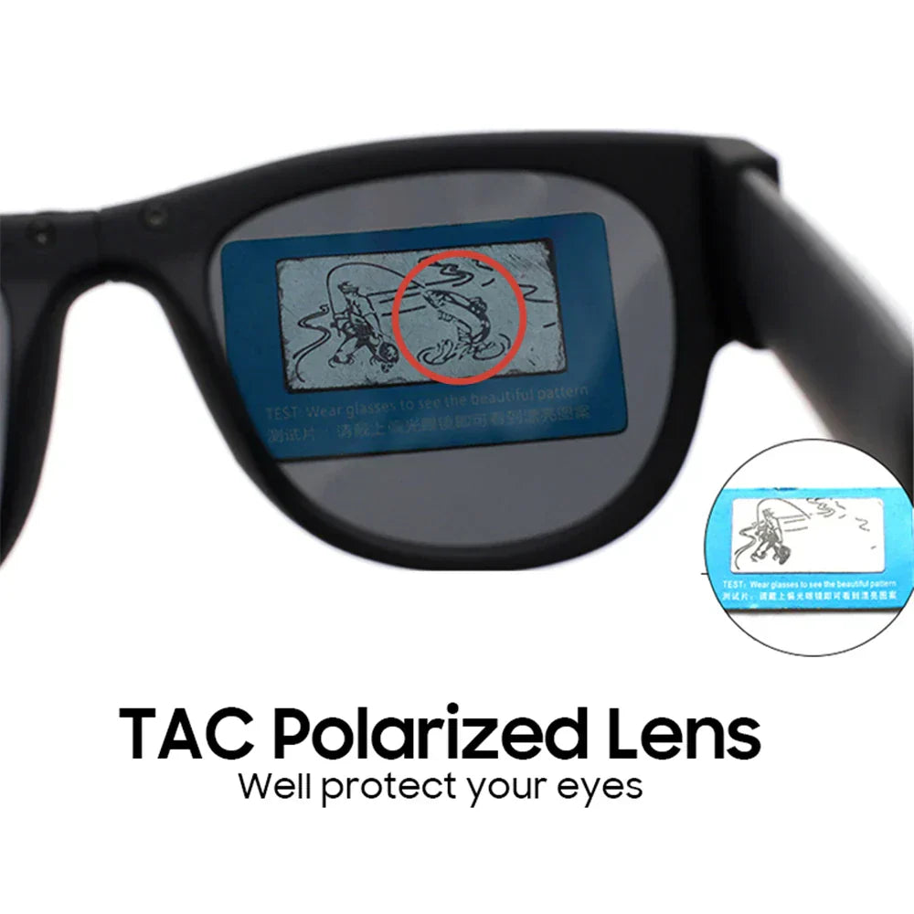 NNEOBA Men's Polarized Folding Sunglasses with Novelty Mirror-3