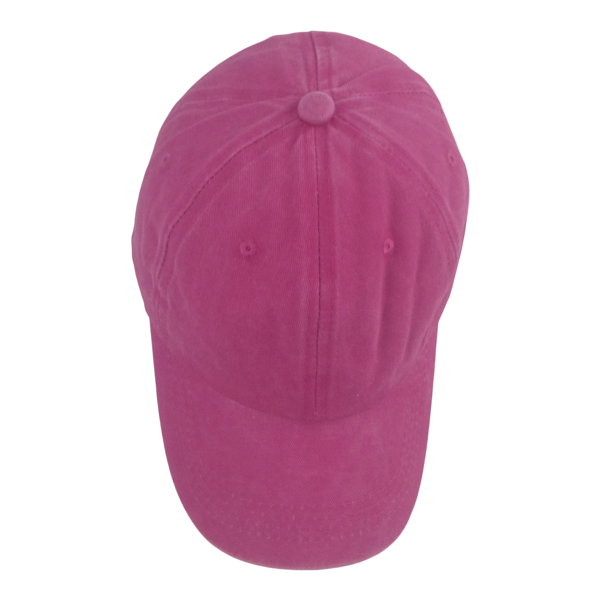 BSTC 6-Panel Baseball Cap, Distressed Cotton, Hot Pink-2