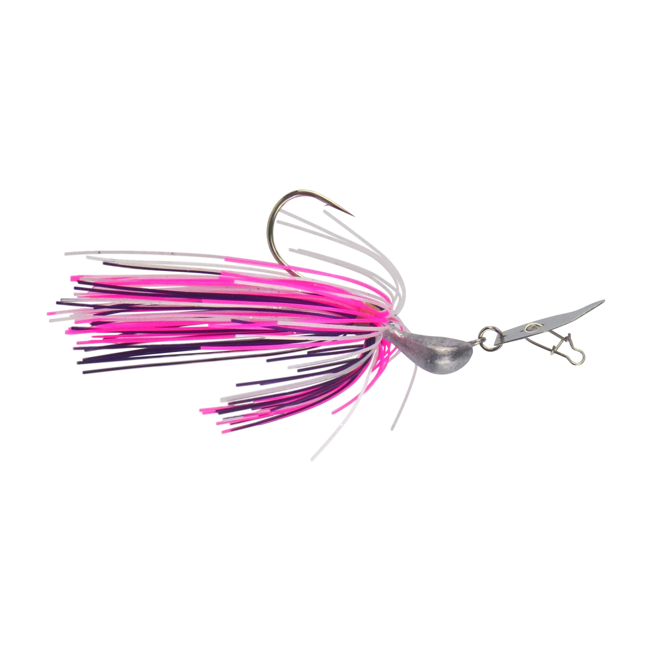 Dekoi 14gm Bladed Swim Jig, Chatterbait, Hot Flash, 2 pack-0