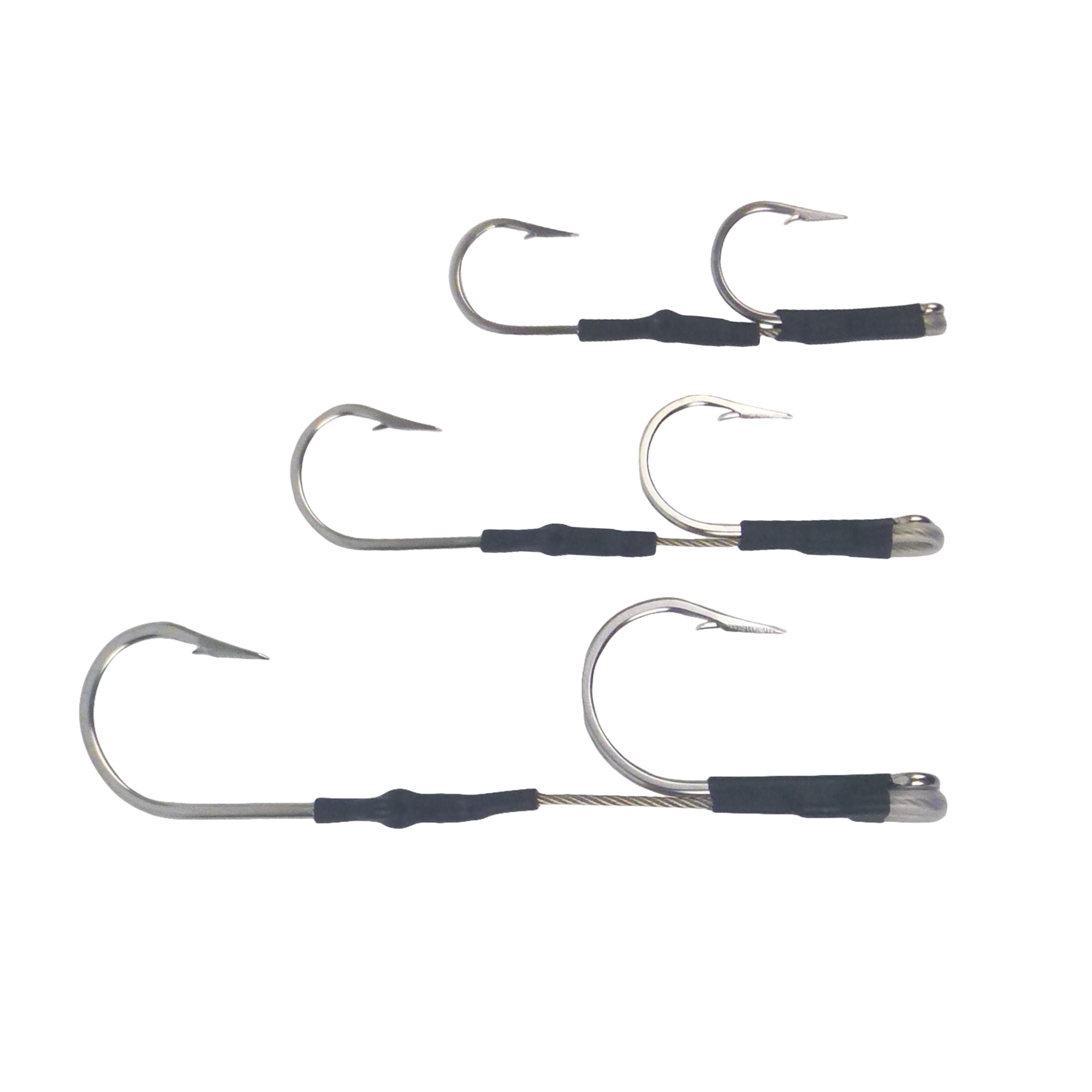 Swimerz Jigging & Trolling Hooks, Inline Double, 6/0, Qty 3-2