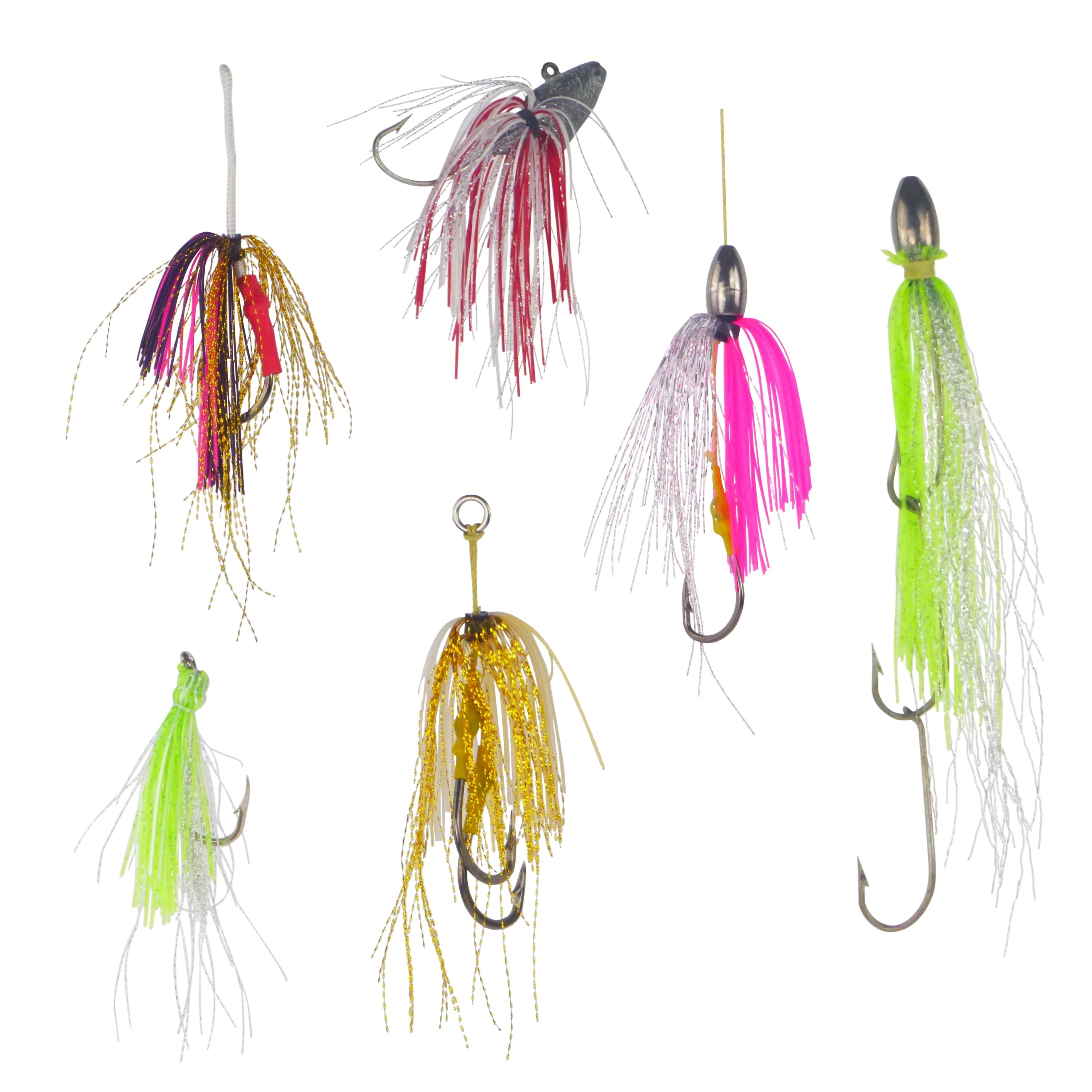 Dekoi Krystal Flash Lure Skirts, Silver Pink-1