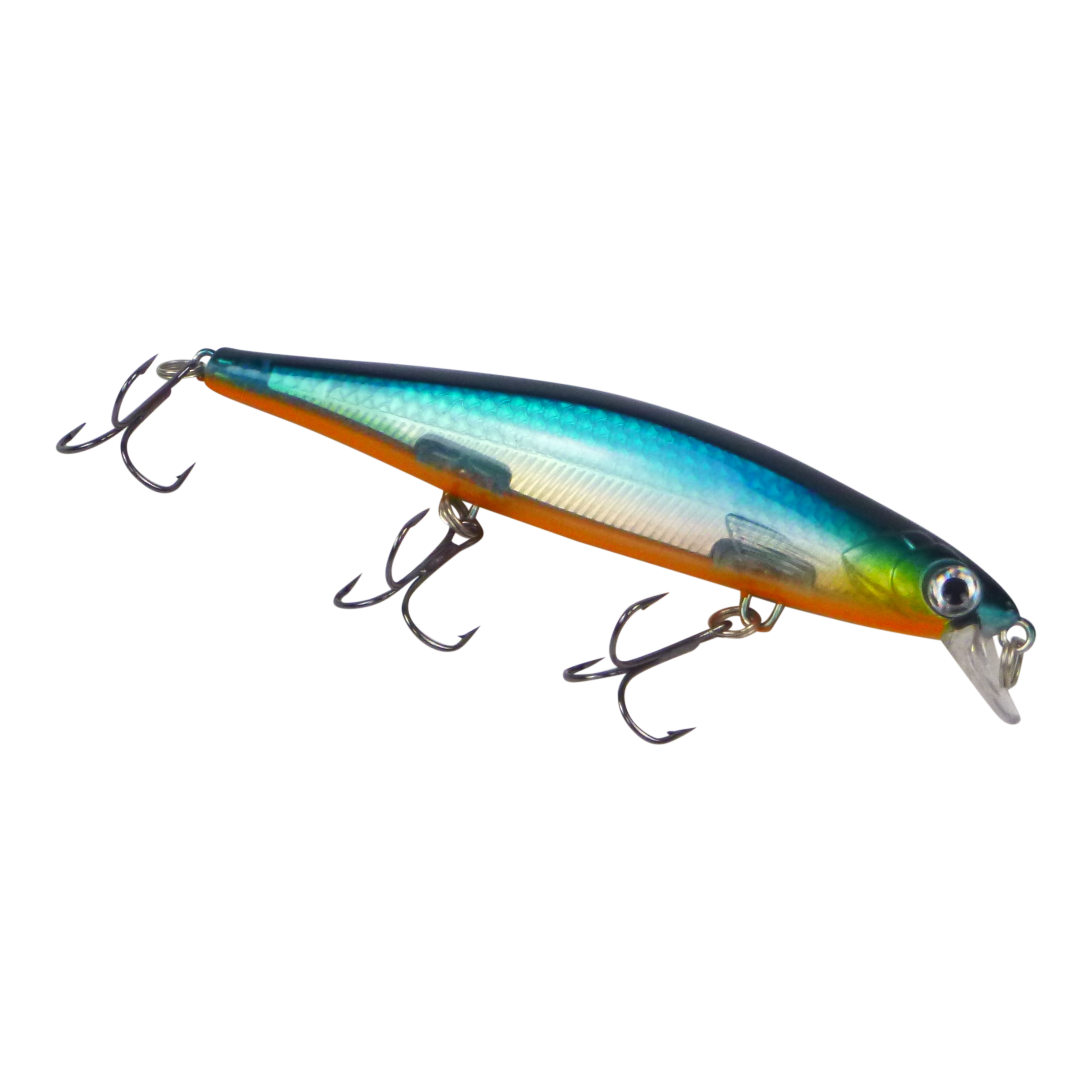 Finesse 'Chudan' 110mm Sinking/Diving Minnow, Blue Pilly-0