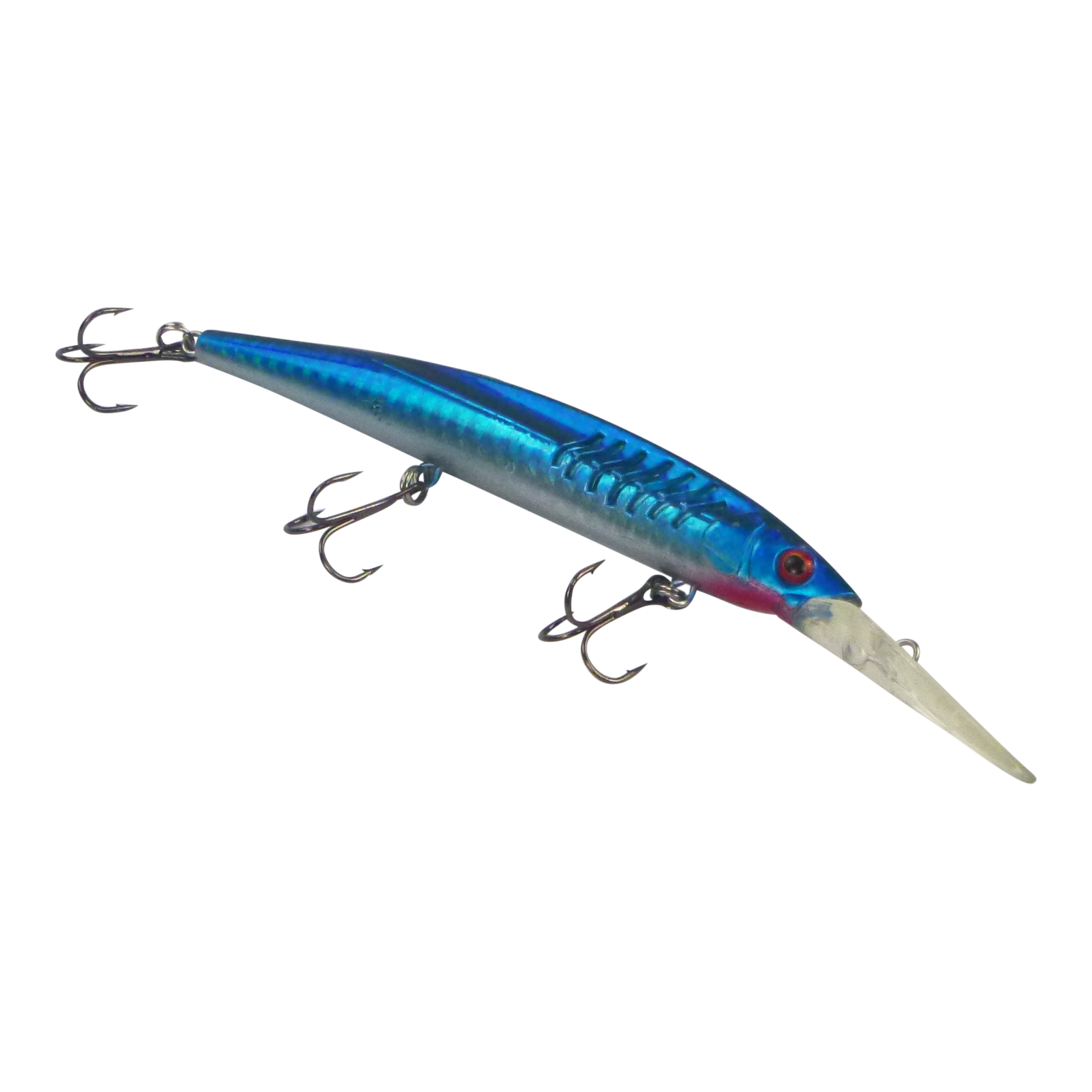 Finesse 'Flash Minnow' Blue Flash, 150mm Deep Diving Lure-0