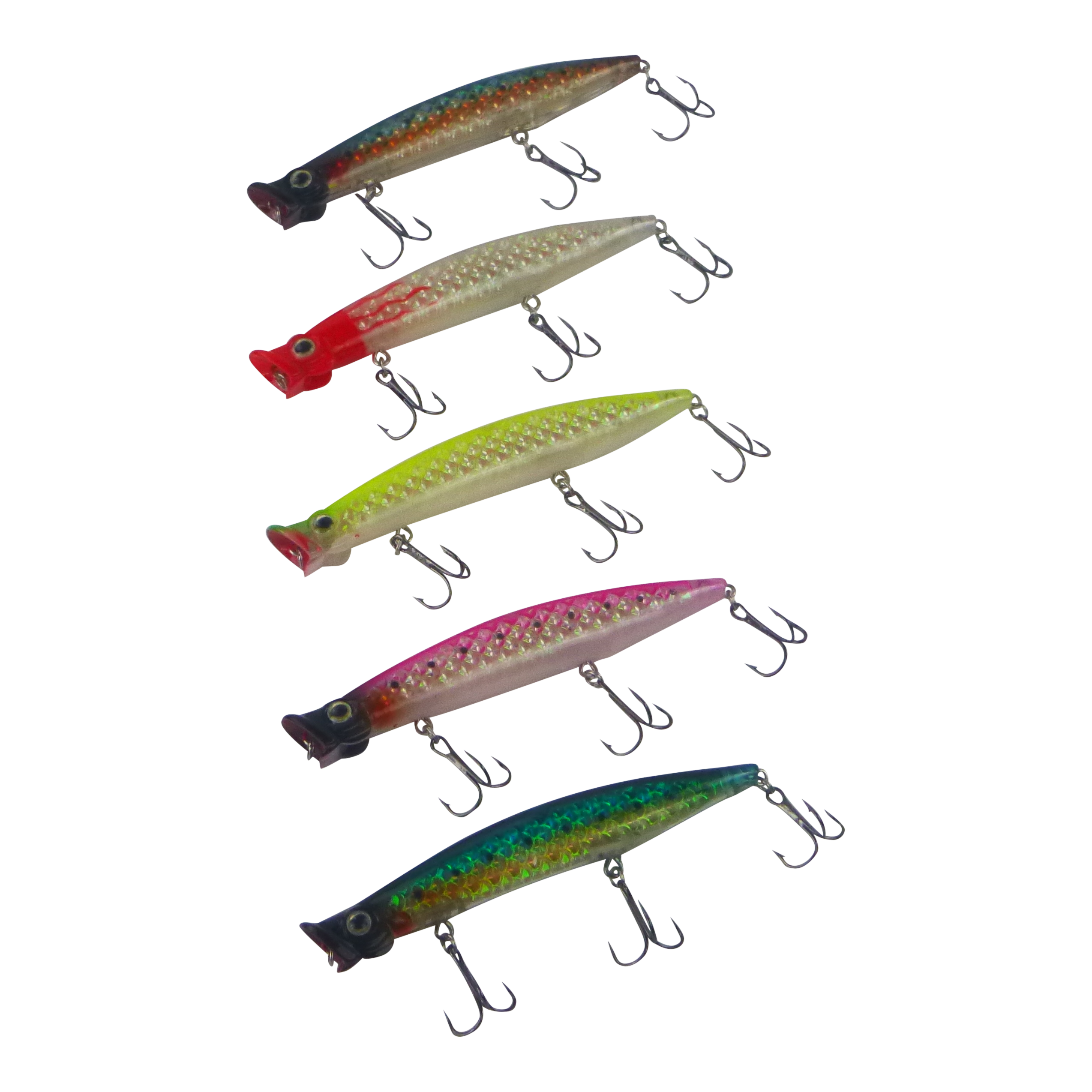 Toppu Mizzu Cupface Popper, 110mm, Blue Hex-1