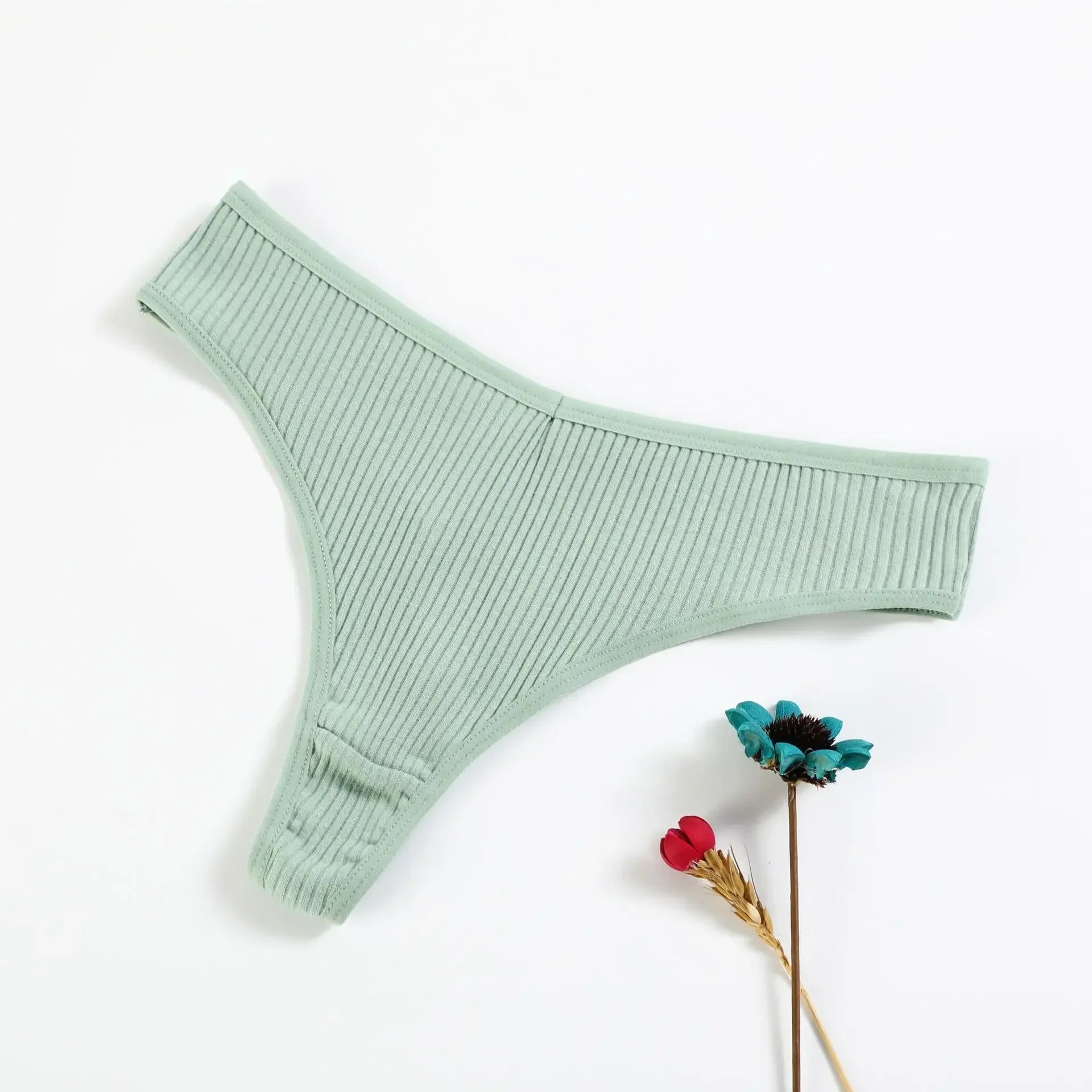 10Pcs/Set Women's New Thong Underwear Cotton Thread Underwear Fashionable Sexy Sports Pants Underwear Soft Comfortable Thong