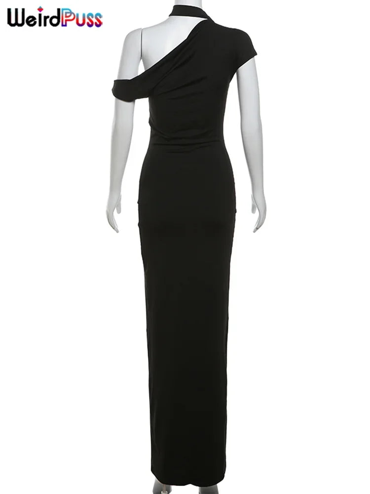 Incline Shoulder Dress