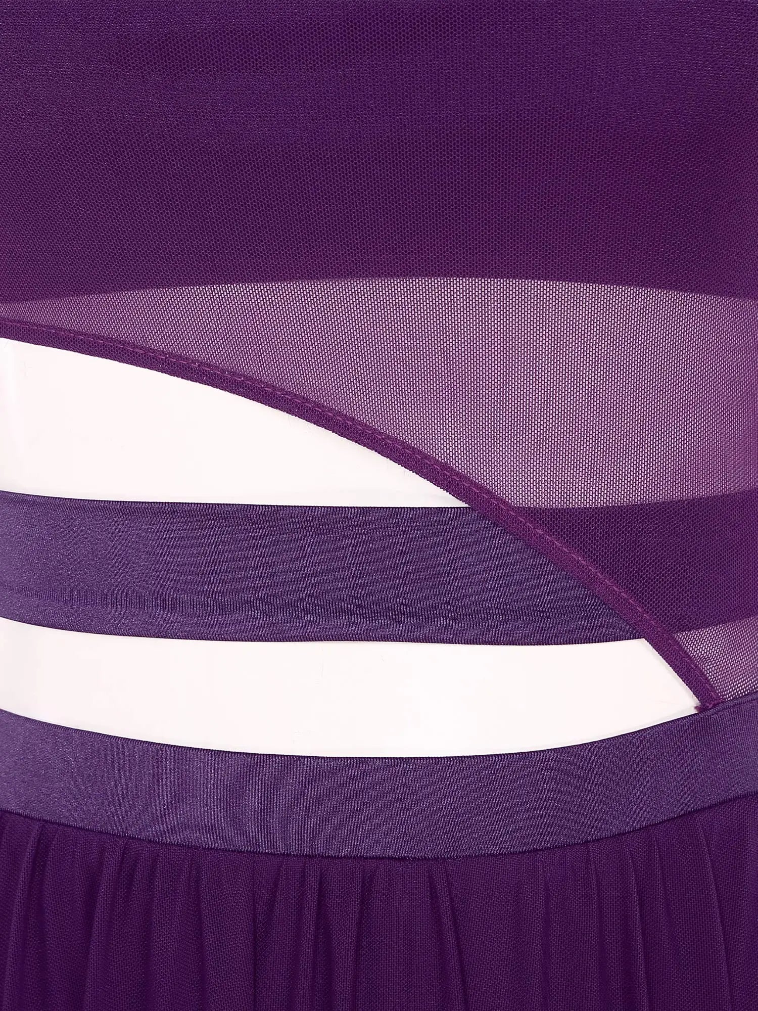 Women One Shoulder Long Sleeve Ballet Dance