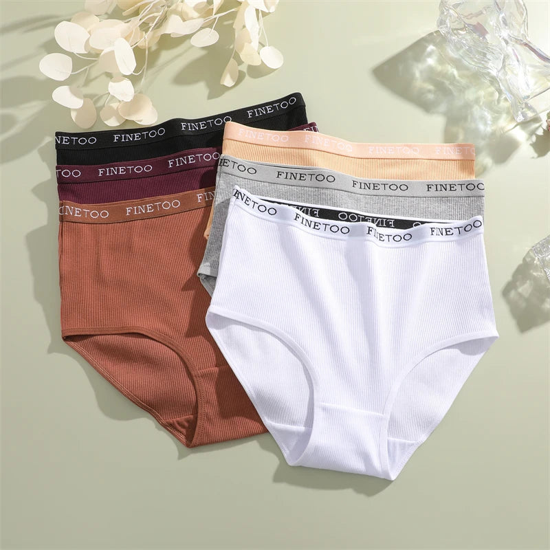 3Pcs Plus Size Cotton Underwear