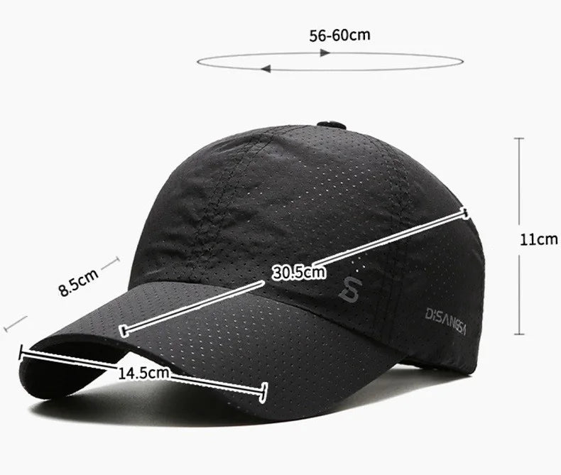 Original Design Running Cap Thin Quick Drying Breathable Duck Tongue