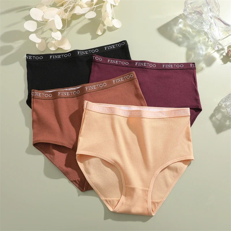 3Pcs Plus Size Cotton Underwear