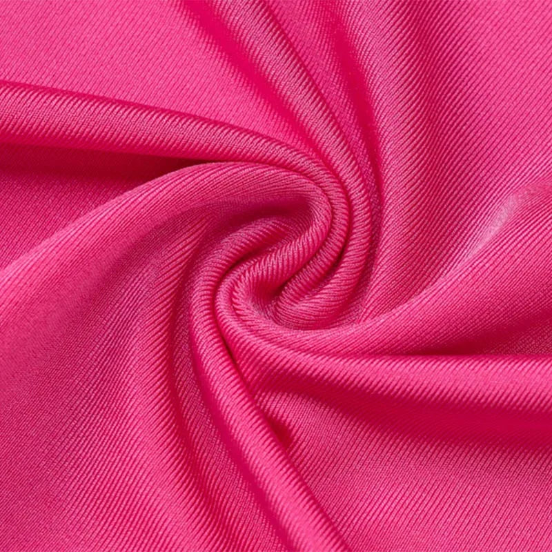 Solid Long Sleeve With Gloves Mini Dress.