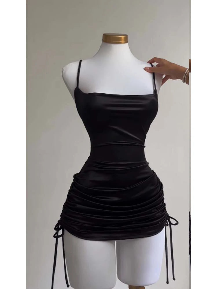 Sexy Sleeveless Backless Bodycon Mini Dress