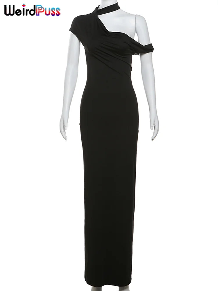 Incline Shoulder Dress