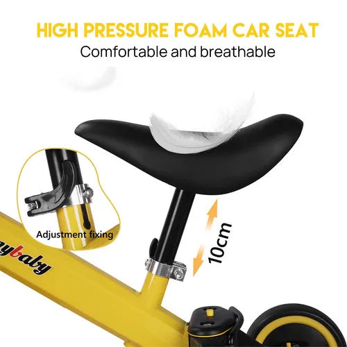 PORIYA 3 in1 Toddler Kid Ride on Toy Balance Bike Scooter Tricycle 1.5-4 Years Push Car