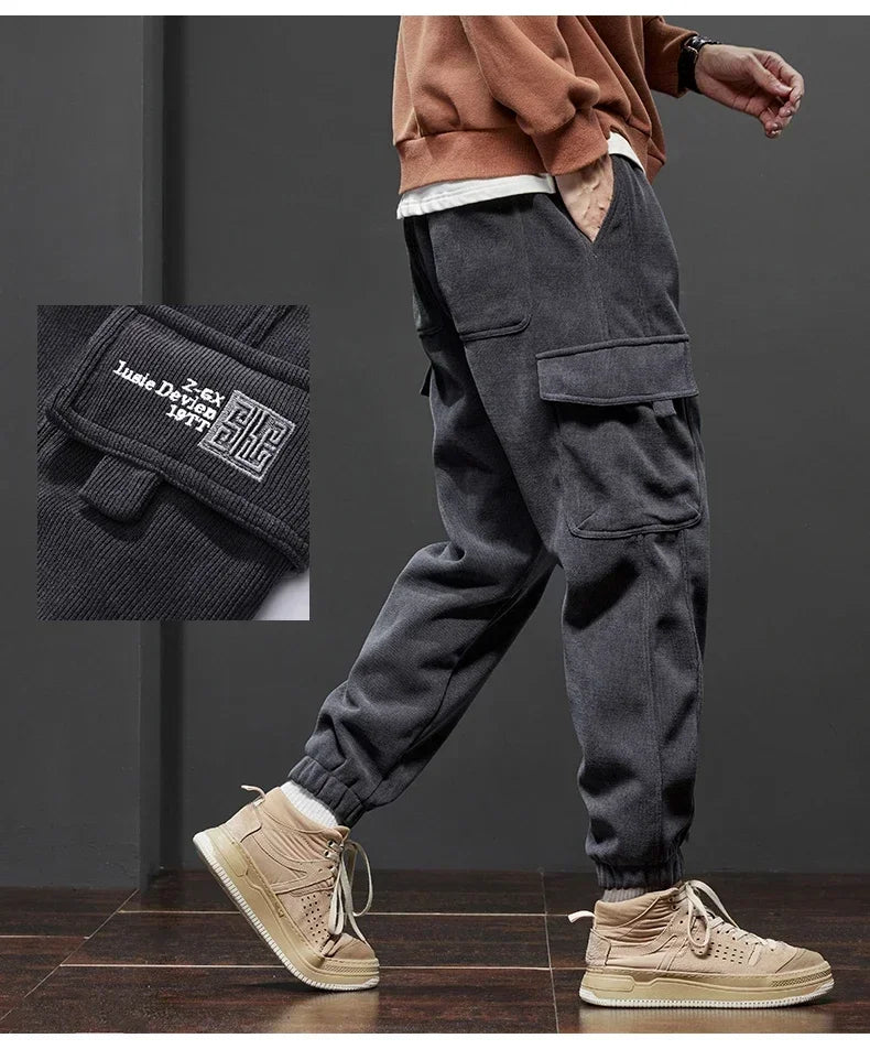 Spring Autumn New Style Elastic Waist Casual Pants
