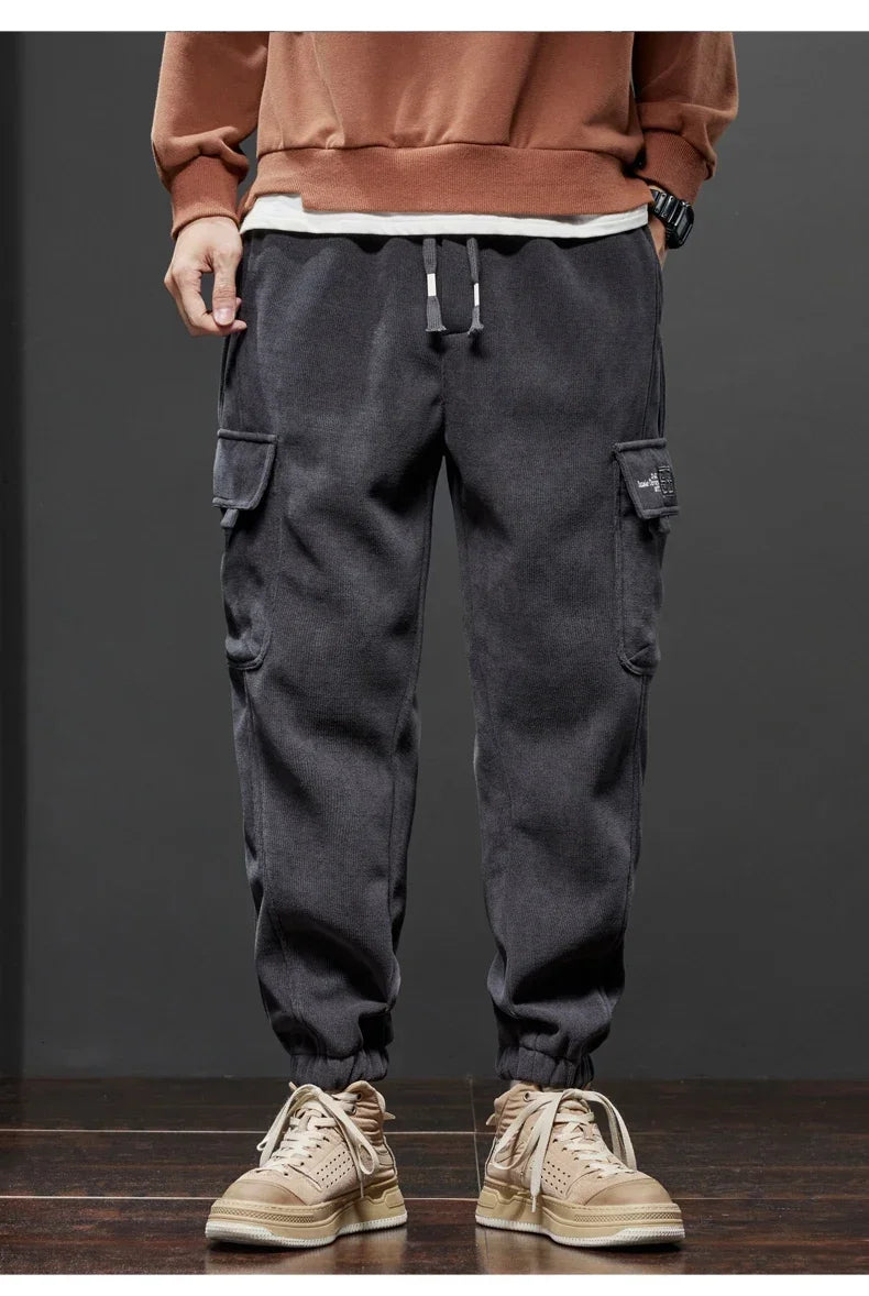 Spring Autumn New Style Elastic Waist Casual Pants