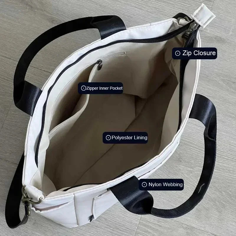 New Casual Tote Large Capacity Shoulder Bag Nylon Waterproof.