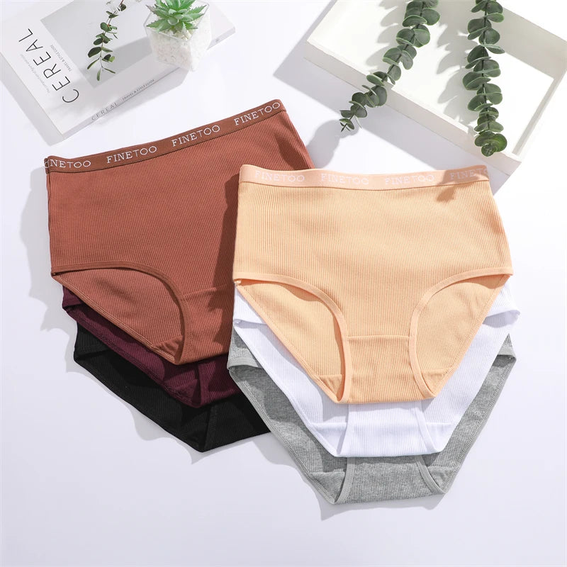 3Pcs Plus Size Cotton Underwear