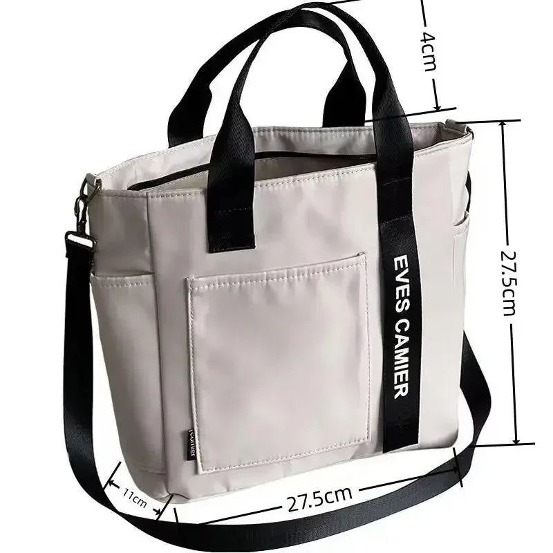 New Casual Tote Large Capacity Shoulder Bag Nylon Waterproof.