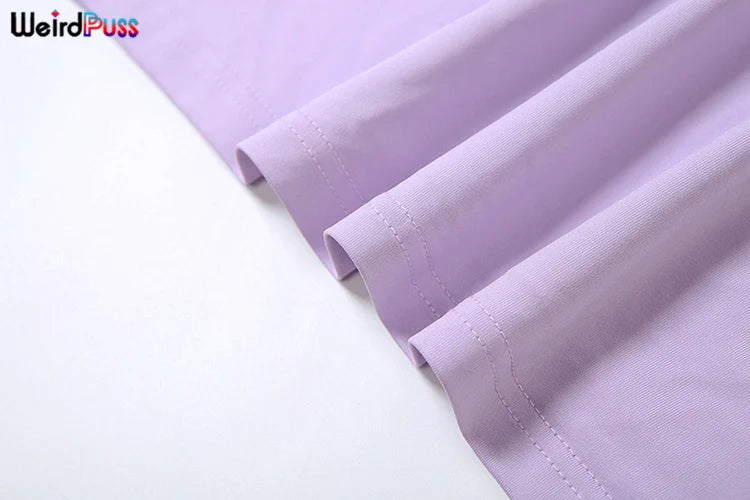 Weird Puss Irregular Hollow Dress