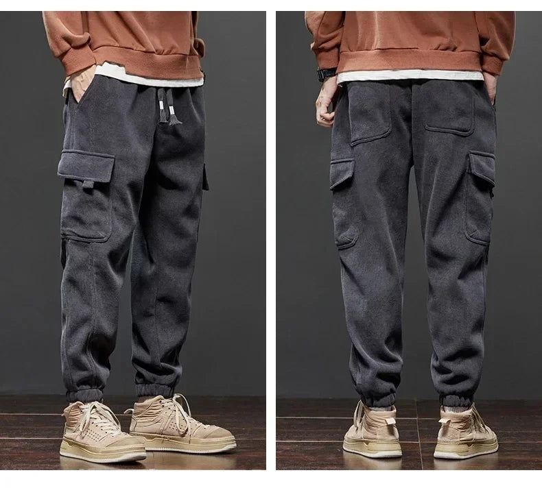 Spring Autumn New Style Elastic Waist Casual Pants